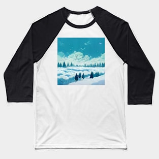 Winter's Embrace Baseball T-Shirt